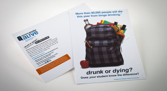 drunk or dying postcards