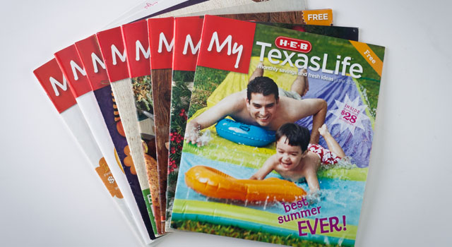 My HEB Texas LIfe magazines