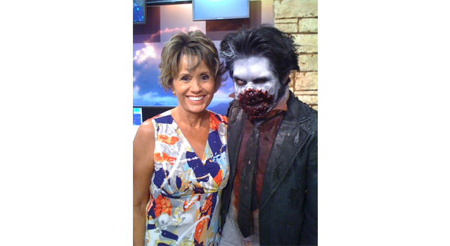 Olga Campos with Sullivan of House of Torment