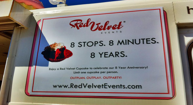 Red Velvet Event Signage