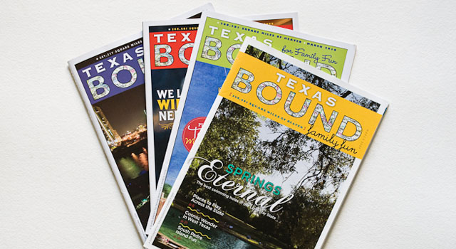Texas Bound magazine covers